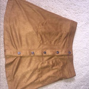 suade skirt
